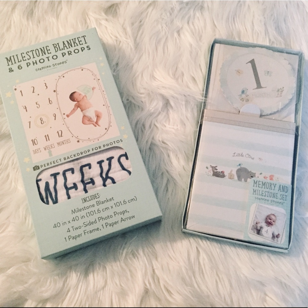 Maternity Baby Photo Prop Blanket & Photo bundle